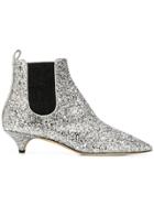 Gianna Meliani Pointed Ankle Boots - Silver