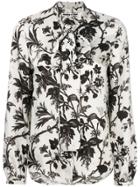 Mcq Alexander Mcqueen Floral Print Shirt - Grey