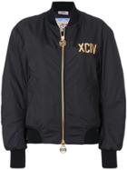 Gcds Zip Up Bomber Jacket - Black