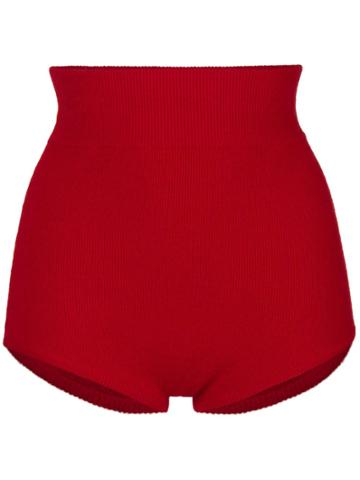 Cashmere In Love Cashmere Loungewear Shorts - Red