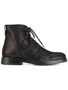 Paul Smith Lace-up Ankle Boots - Black