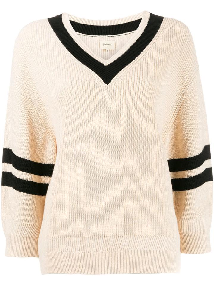 Bellerose V-neck Jumper - Neutrals