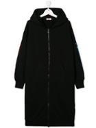 Nº21 Kids Teen Hooded Dress - Black