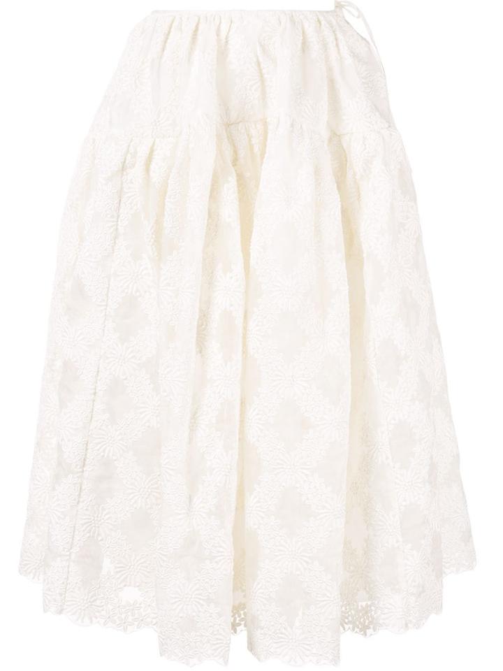 Cecilie Bahnsen Rosa-lee Voluminous Panel Skirt - White
