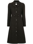 Chanel Vintage Tailored Fitted Coat - Brown