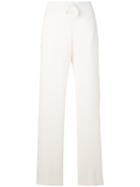 Ql2 - Muriel Trousers - Women - Polyester - 42, Women's, White, Polyester