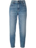Alexander Wang Cropped Jeans, Women's, Size: 26, Blue, Cotton/polyurethane