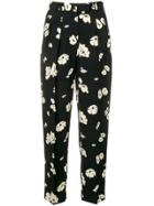 A.p.c. Floral Trousers - Black