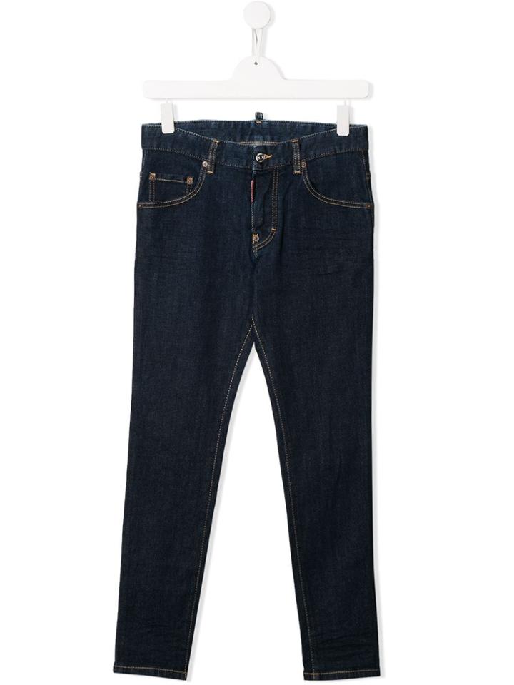 Dsquared2 Kids Skater Icon Jeans - Blue
