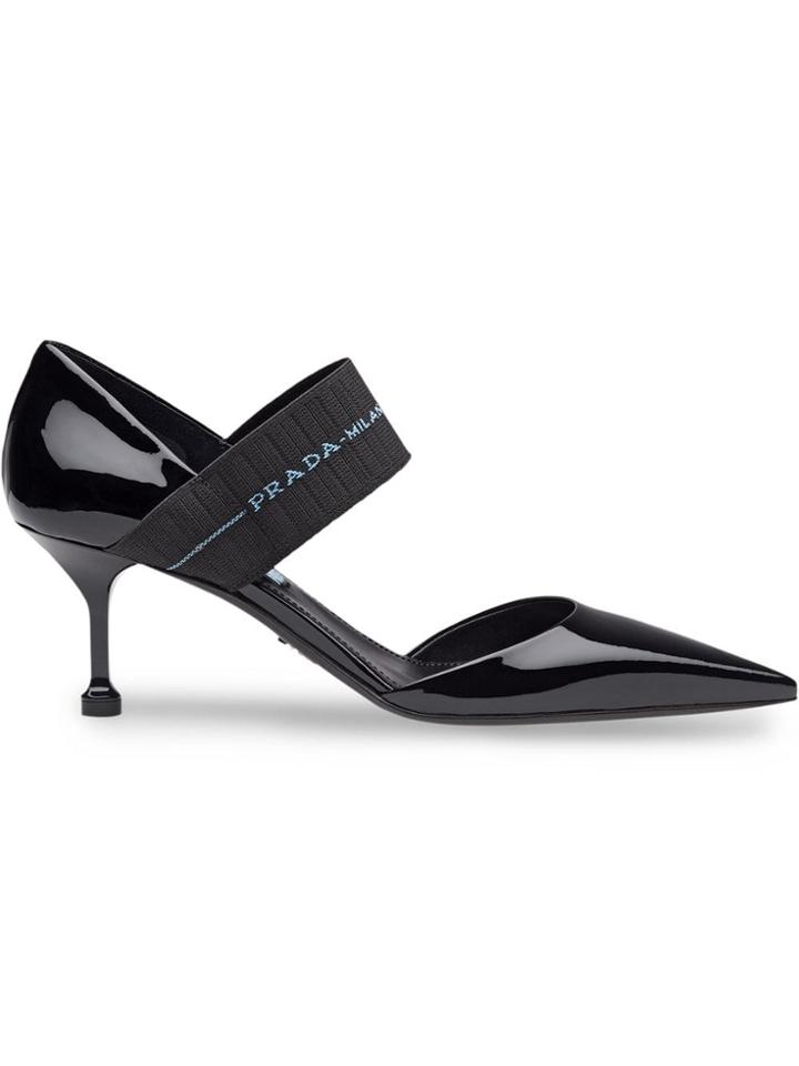Prada Banded Pumps - Black