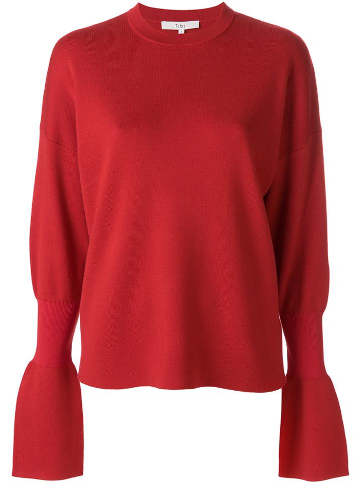 Tibi Flared Sleeve Jumper