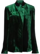 Haider Ackermann 'hiram Velpurs' Blazer, Women's, Size: 40, Green, Silk/cotton/rayon