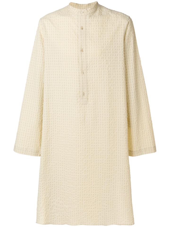 Qasimi Mid-length Tunic Shirt - Nude & Neutrals