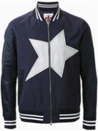 Education From Youngmachines Star Applique Bomber Jacket
