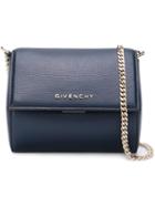 Givenchy 'pandora' Minaudière Shoulder Bag, Women's, Blue, Leather
