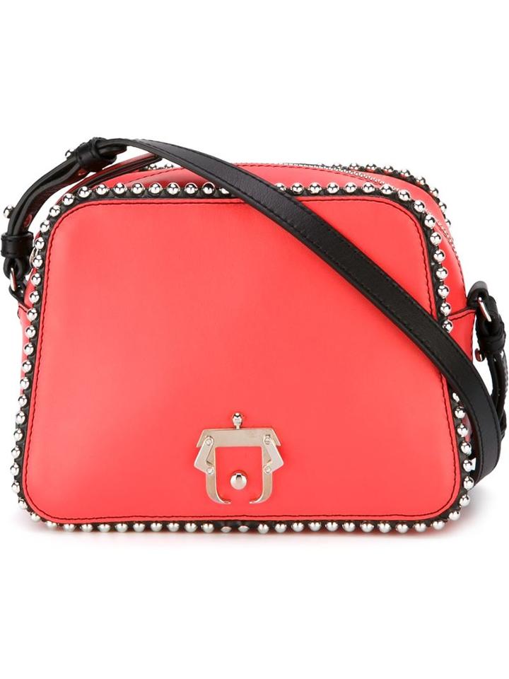 Paula Cademartori Didi Shoulder Bag, Women's, Yellow/orange, Calf Leather/metal Other