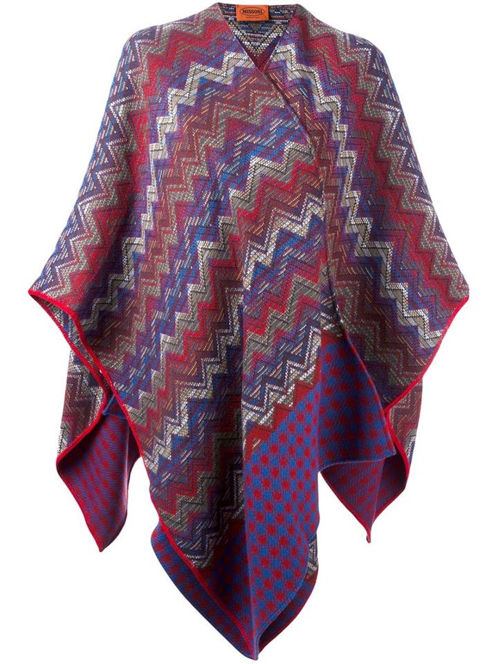 Missoni Zig Zag Jacquard Cape