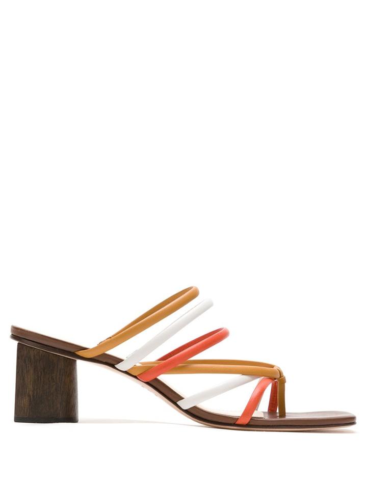 Framed Sandalia Stripes On Feet Framed - Multicolour