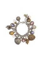 Alexander Mcqueen Shells Bracelet - Metallic