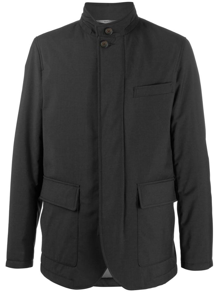 Canali Padded Lightweight Jacket - Black