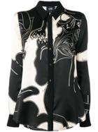 Cavalli Class Lion Print Shirt - Black