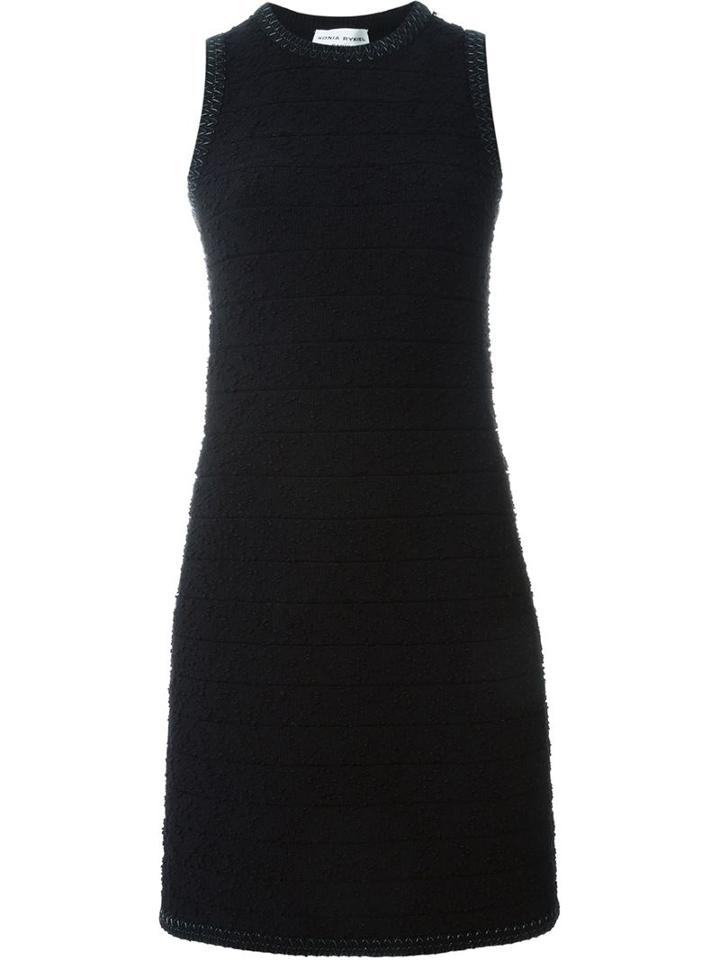 Sonia Rykiel Embellished Trim Fitted Dress