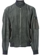 Damir Doma Textured Sleeve Pocket 'jaram' Bomber Jacket