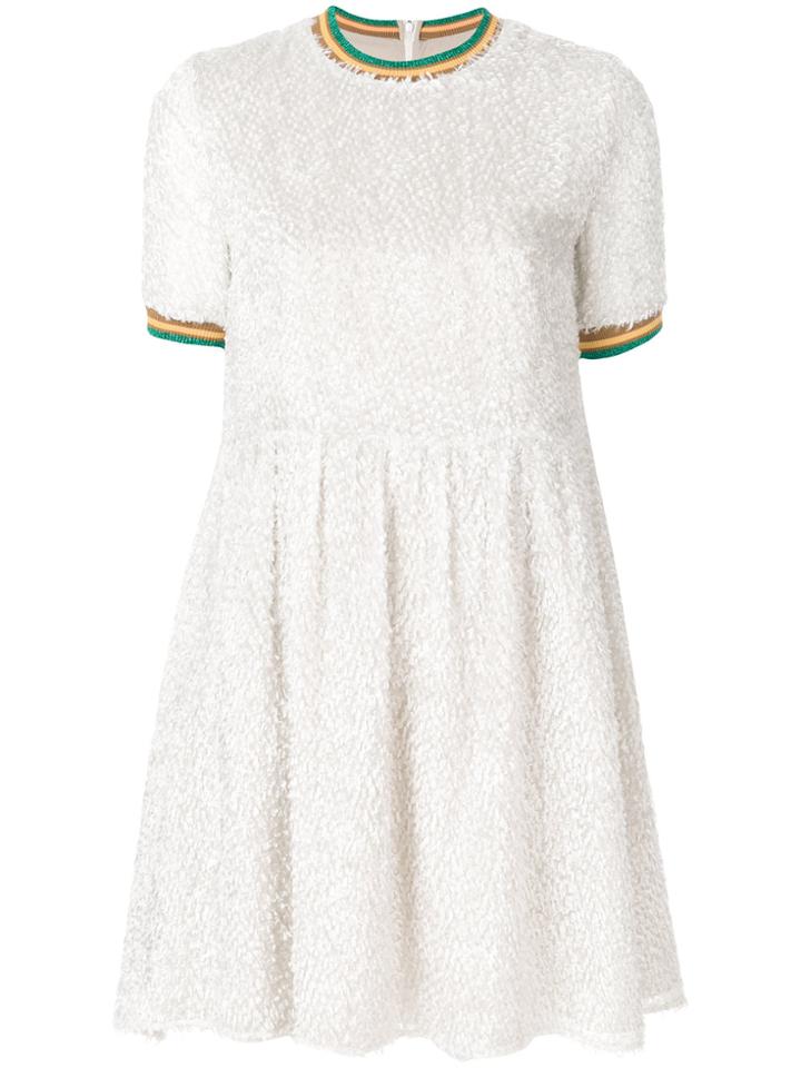 Maison Père Plumetis Dress - White