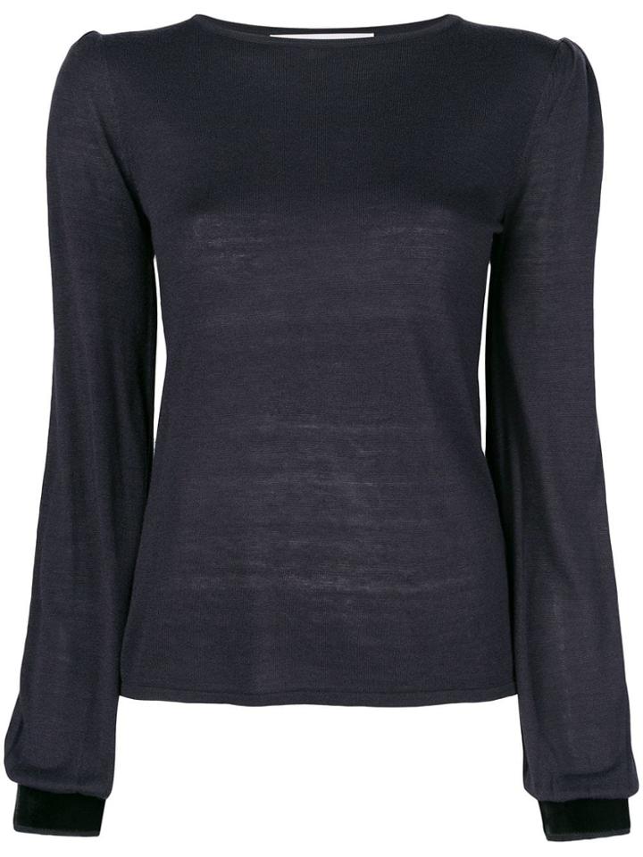 Goat Giulia Crew Neck Sweater - Blue