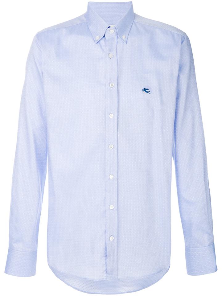 Etro Spotted Logo Shirt - Blue