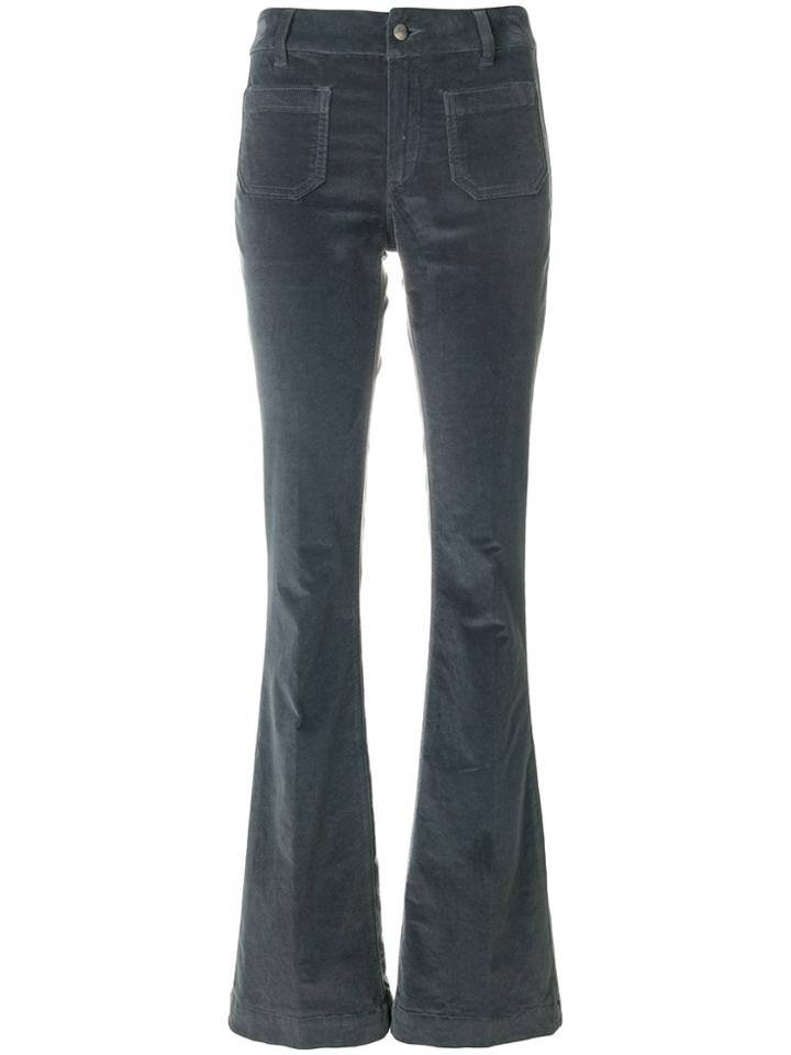 The Seafarer Flared Trousers - Green