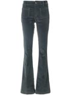 The Seafarer Flared Trousers - Green