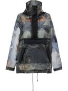 Quetsche High Neck Windbreaker - Black