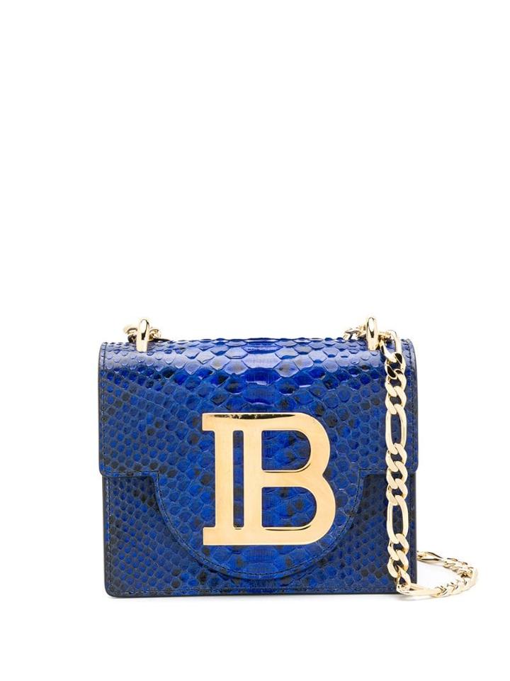 Balmain B-bag 21 Cross Body Bag - Blue