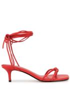 Mara & Mine Olympia Sandals - Red
