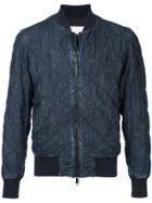 Cerruti 1881 Zipped Bomber Jacket - Blue