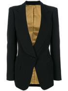 Jean Paul Gaultier Vintage Plunging Tailored Blazer - Black