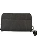 Etro Paisley Pattern Clutch Bag, Men's, Black, Pvc/polyester/polyurethane/polyurethane