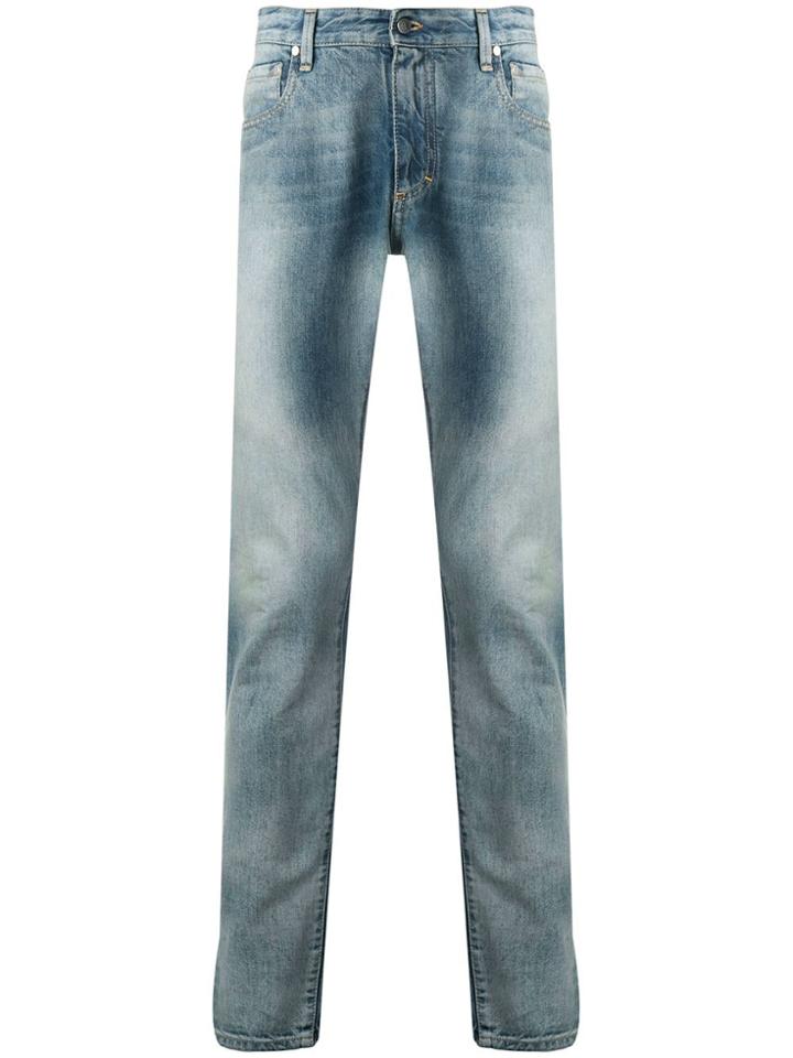 Represent Faded Effect Jeans - Blue
