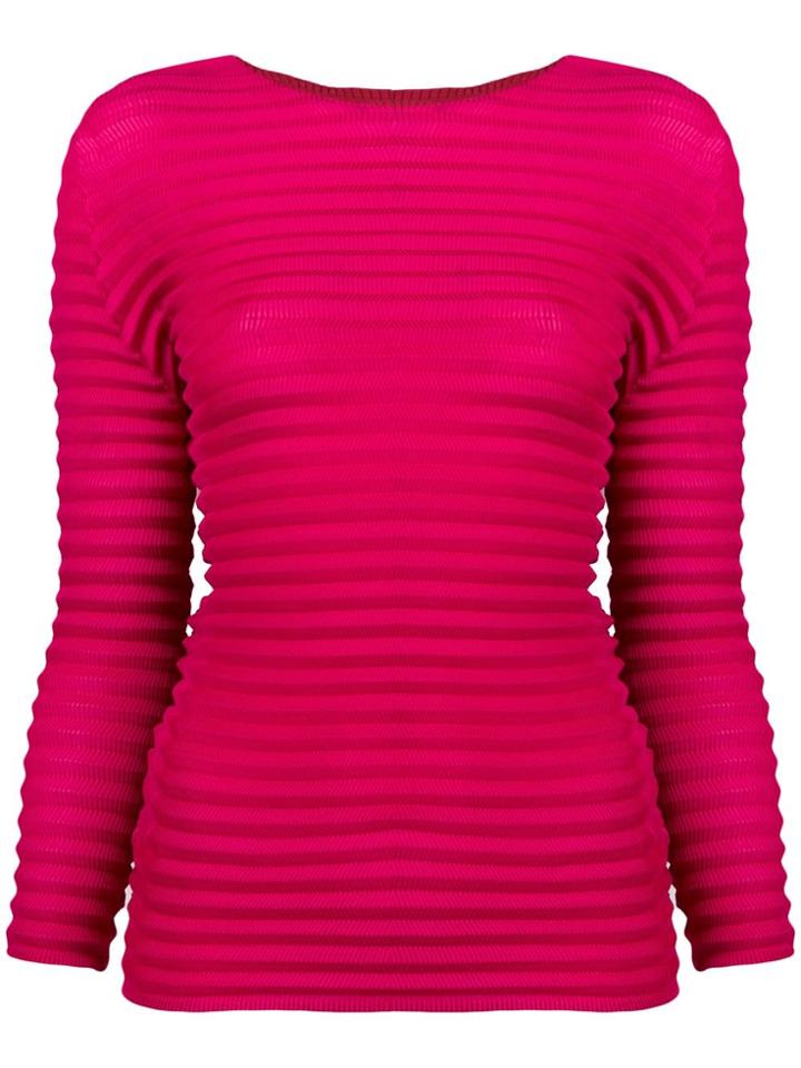 Issey Miyake Pleated Top - Pink