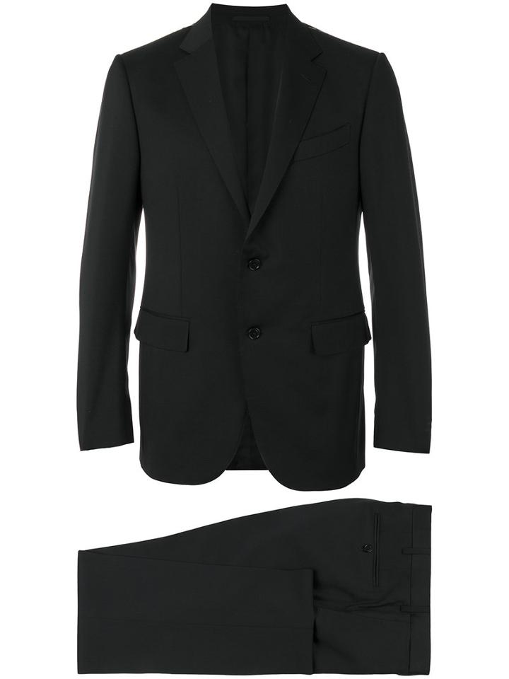 Ermenegildo Zegna - Two Button Suit - Men - Cupro/wool - 52, Black, Cupro/wool