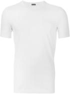Armani Jeans Round Neck T-shirt, Men's, Size: S, White, Cotton/spandex/elastane