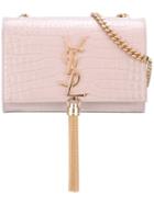 Saint Laurent Small Monogram Kate Shoulder Bag, Women's, Pink/purple, Leather
