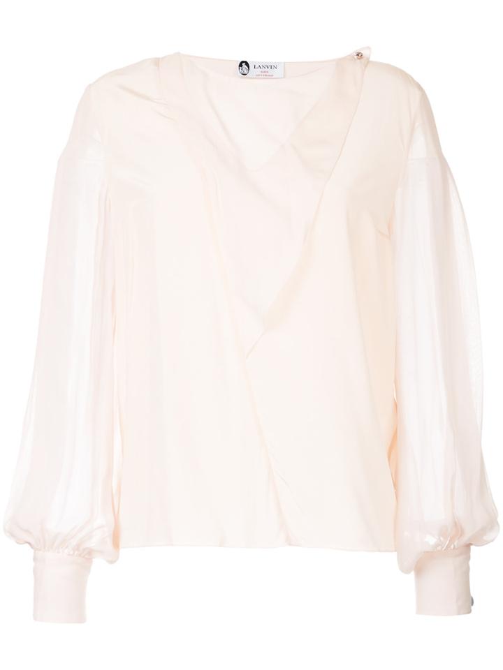 Lanvin Delicate Blouse - Pink & Purple
