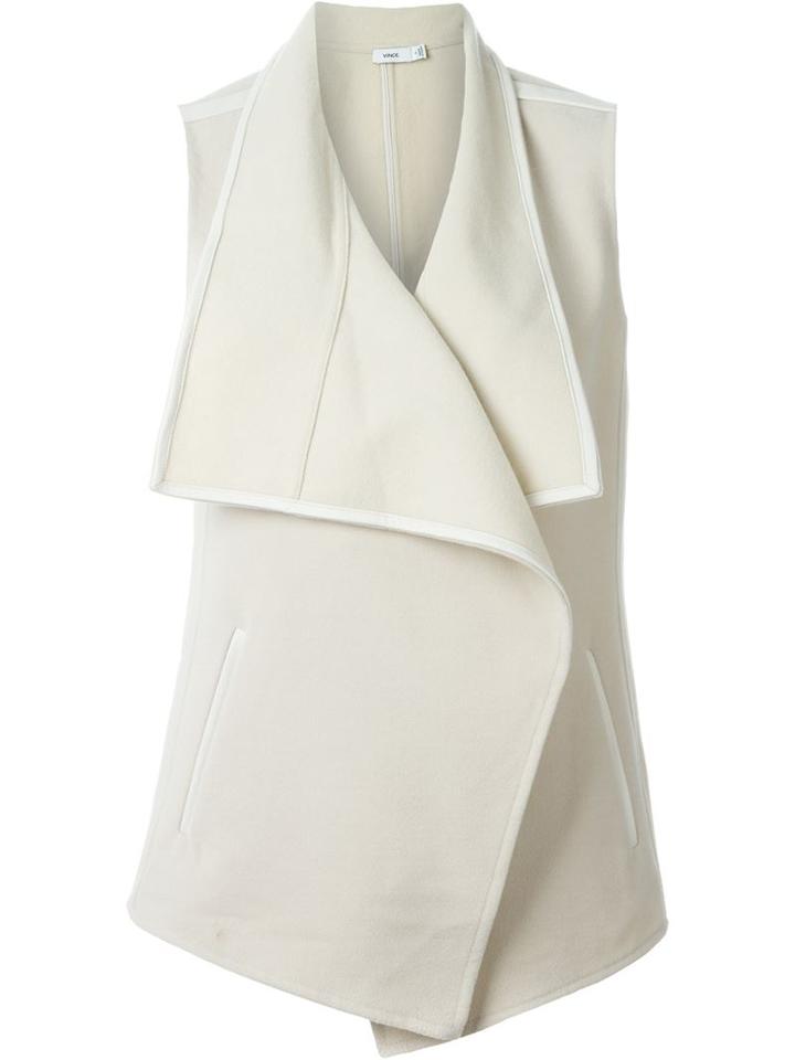 Vince Draped Open Front Waistcoat