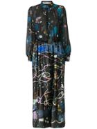 Tsumori Chisato Graphic Space Print Dress - Black