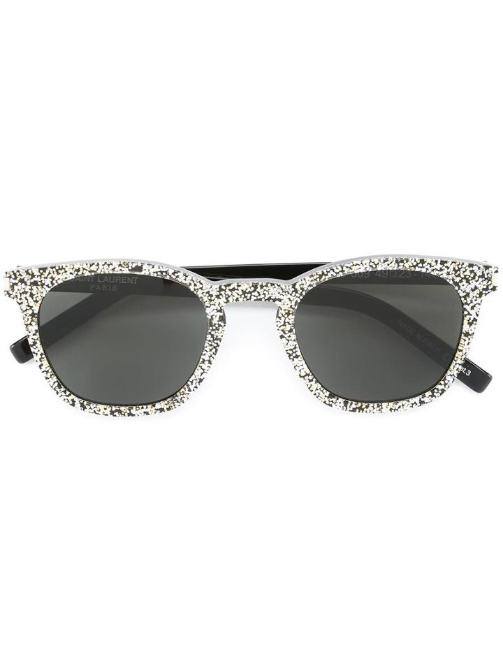 Saint Laurent Eyewear - 'sl 28' Sunglasses - Unisex - Acetate - One Size, Grey, Acetate