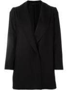 The Row 'nuygen' Blazer, Women's, Size: 6, Black, Silk/virgin Wool