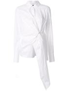 Taylor Interweave Fitted Shirt - White