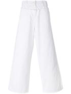 Société Anonyme - 'montauk' Trousers - Unisex - Cotton - M, White, Cotton